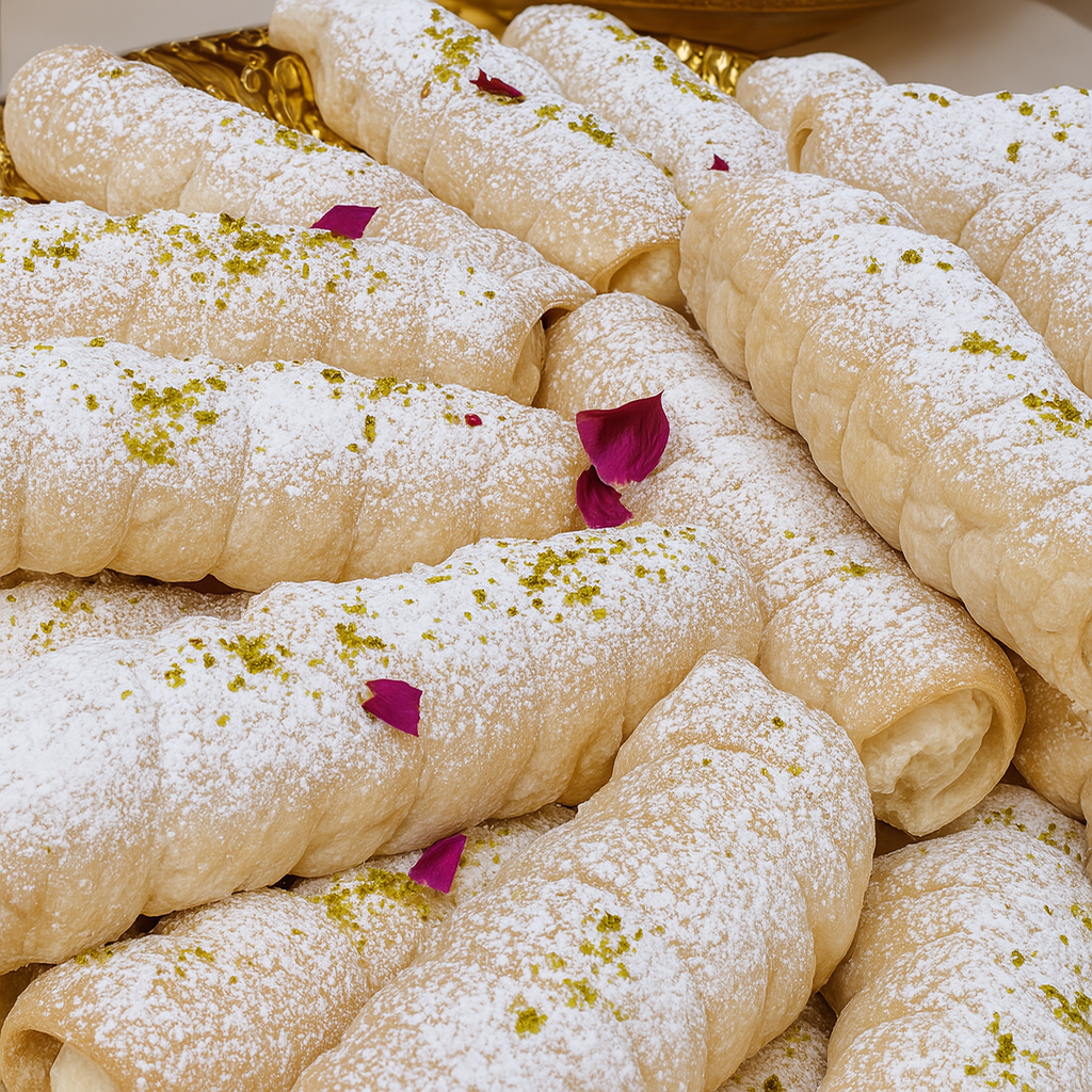 Traditional Cream Rolls by Lazeez Desserts